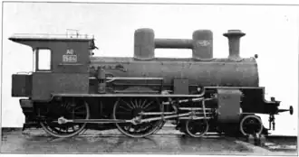 Württembergische Lok der Klasse AD mit der Nummer 1504