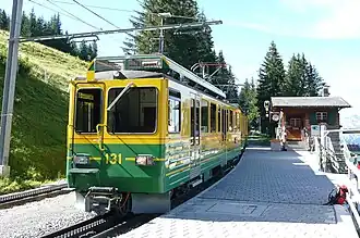 WAB BDhe 4/8 131 in Wengen Allmend