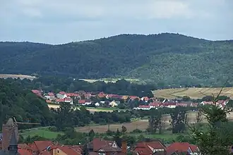 Ansicht von Vacha – Aussichtspunkt bei St.-Annen