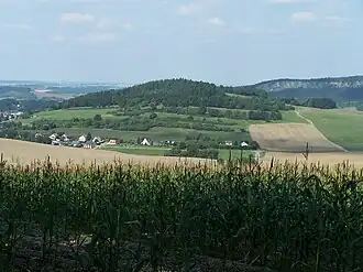 Blick von Süden auf den Rehberg