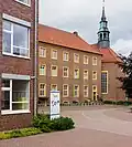 Windthorst Gymnasium mit Kirche