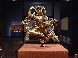 Tanzende Vajra-Yogini, vergoldete Bronze, Tibet, LACMA, (15./16. Jh.)