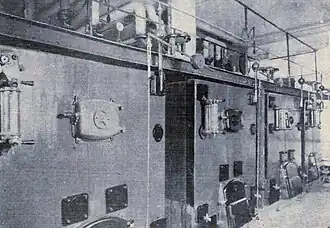 Kessel der Heizungsanlage, 1931