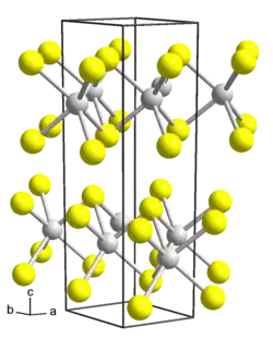 Kristallstruktur von Wolfram(IV)-sulfid