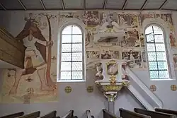 Nördliche Langhauswand