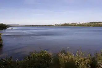 Blick über den Jean Lake auf Wabush