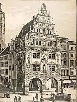 Kämmereigebäude um 1880