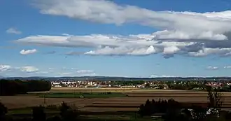 Wagna vom Römersteinbruch aus gesehen