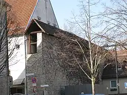 Überdachter Teil der Mauer