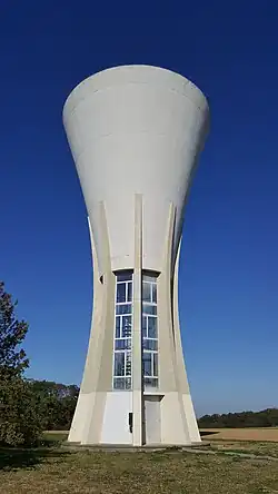 Der Häslacher Wasserturm im Jahr 2018
