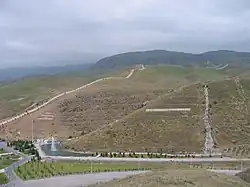 Blick vom Startpunkt des Wegs