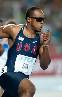 Vizeweltmeister Walter Dix gewann sechs Tage später über 200 Meter eine zweite Silbermedaille