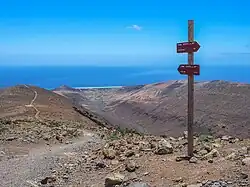 Wanderweg auf den Pico de la Zarza