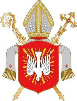 Wappen des Bistums Königgrätz (bis 1945)