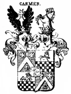 Freiherrenwappen derer von Carmer[4]