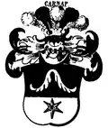 Wappen der Freiherren von Carnap in Siebmachers Wappenbuch[10]
