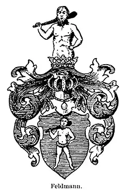 Wappen des Adelsgeschlecht Feldmann