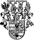 Wappen der Grafen von Francken-Sierstorpff (1786) bei Johann Siebmacher