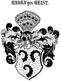 Wappen derer von Hagen gen. Geist (Siebmacher (1884))