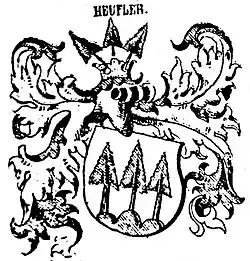 Stammwappen der Heufler bei Siebmacher