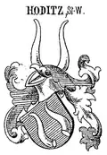 Alternatives Stammwappen derer von Hoditz