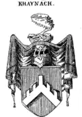 Stammwappen derer von Khaynach bei Siebmacher[10]