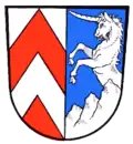 Wappen der ehemaligen Gemeinde Korbersdorf, heute Ortsteil von Marktredwitz