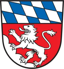 Wappen des Landkreises Landau an der Isar
