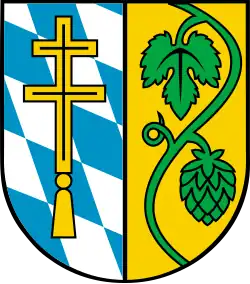 Wappen des Landkreises Pfaffenhofen an der Ilm