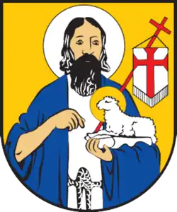 Johannes der Täufer mit ruhendem Agnus Dei (Lützen)