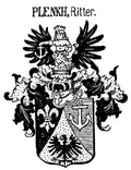 Wappen der Ritter von Plenkh in Siebmachers Wappenbuch