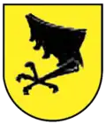 und heutiges Wappen von Unterriexingen