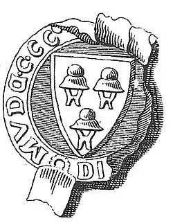 1318: Siegel des Bischofs Nikolaus von Ketelhodt in Verden