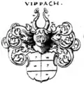 Wappen derer von Vippach bei Siebmacher (1772)