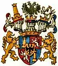 Wappen der Freiherren von Goess von 1672, nach Siebmacher