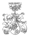 Wappen der Holler von Doblhoff 1692