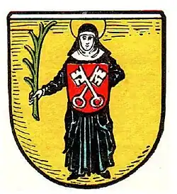 Wappen und Siegel von Hausberge (heute: Porta Westfalica)