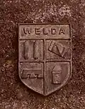 Das Wappen von Welda