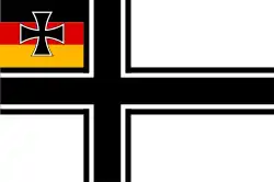 Entwurf der Reichskriegsflagge vom 19. Oktober 1920