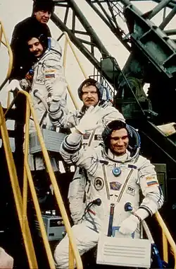 Die Mannschaft auf der Startrampe