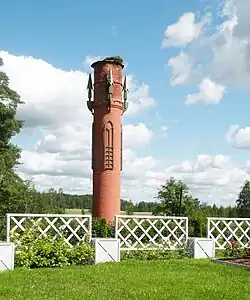 Wasserturm Maryino (Rajon Tosno, Oblast Leningrad), Russland (August 2015)
