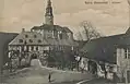 Blick vom Vorhof zum Schluss um 1900