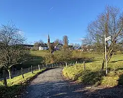 Weg von Niederflosbach nach Thier
