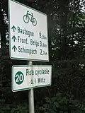 Wegweiser Wiltzradweg