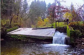 Wehr der Weidachsmühle