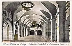 1916 im Erdgeschoss des Neuen Rathauses