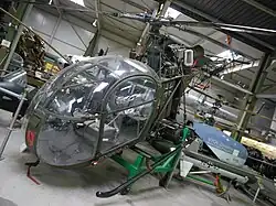 Verbindungs-Hubschrauber Alouette 2