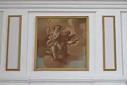 Engel mit Äbtissinnenstab und Ordensregel