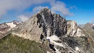 Ansicht aus Osten vom Hohen Zahn