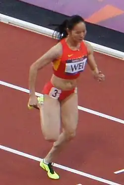 Wei Yongli Rang acht in 11,27 s